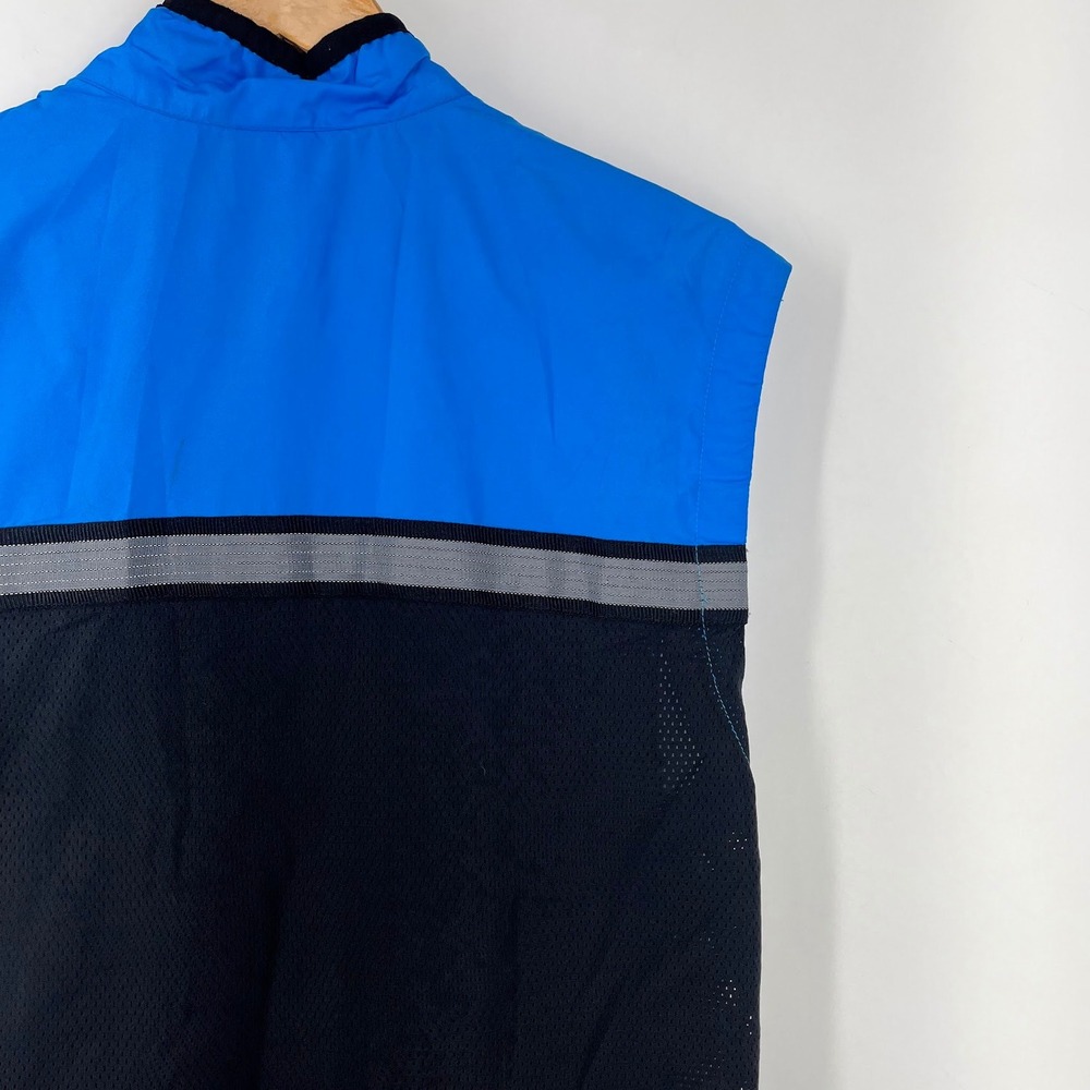 Nike Mens Vintage Mesh Back Reflective Full Zip Running Training Vest M - Picture 6 of 15